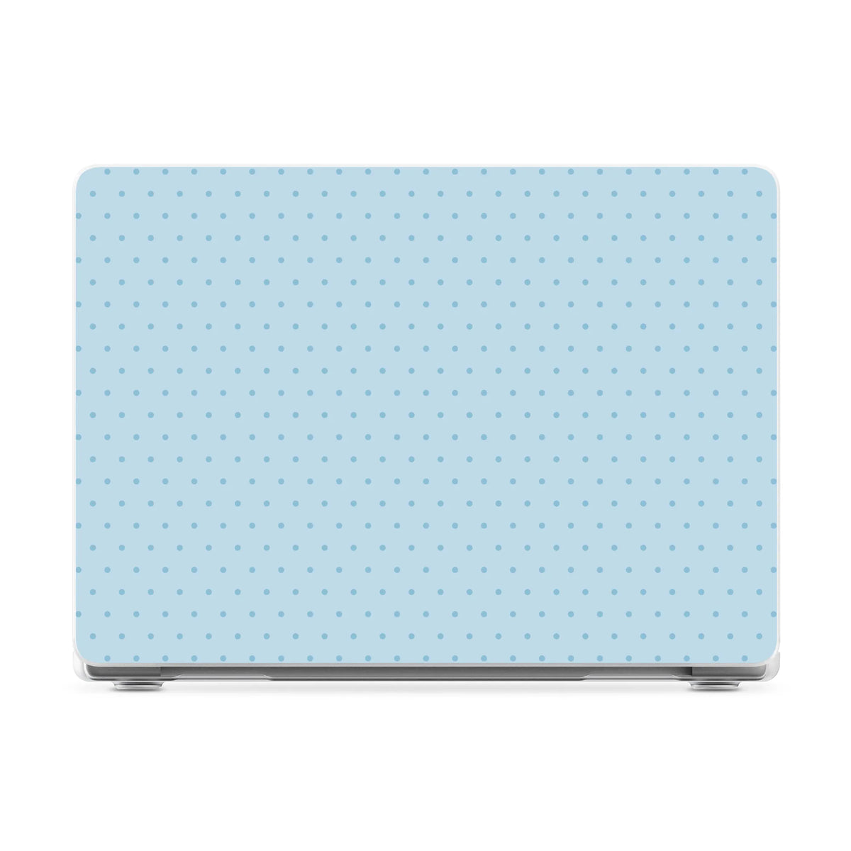 On the Dot | Blue Monochrome Polka Dot Laptop Shell