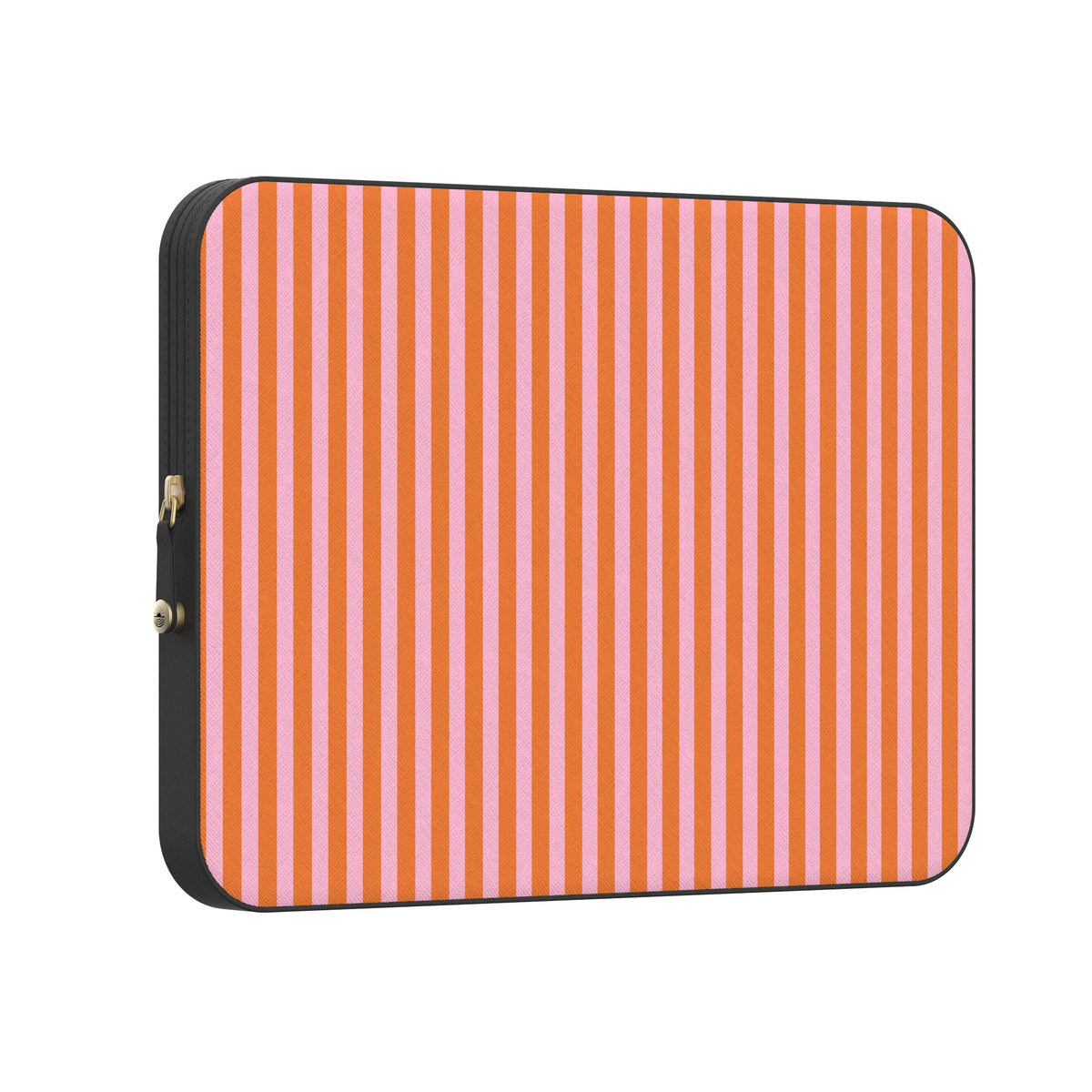 Perfect Stripes | Orange & Pink Stripes Laptop Case