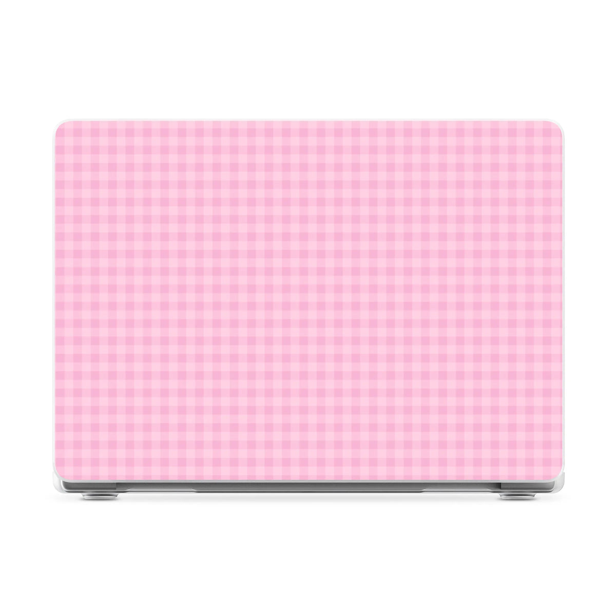 Sweet Jam | Light Pink Gingham Laptop Shell