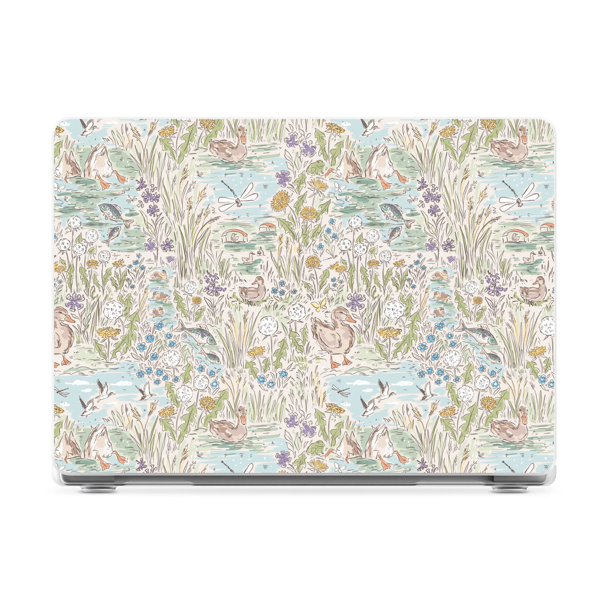The Waddle Path | Duck Pond Laptop Shell