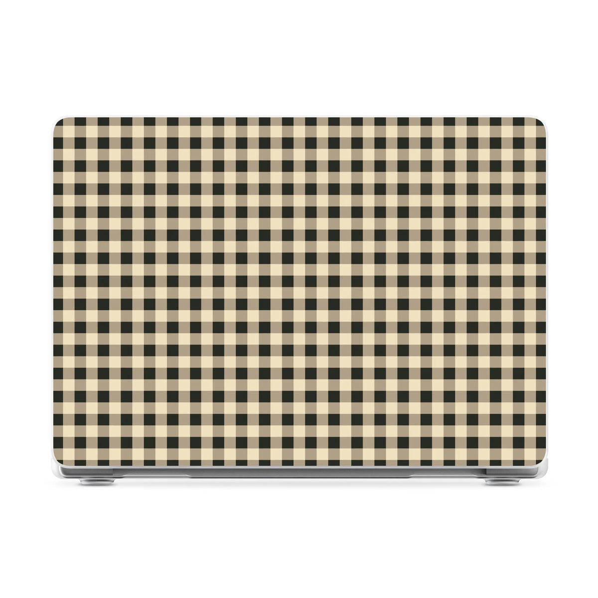 Cedar Lane | Black & Cream Gingham Laptop Shell
