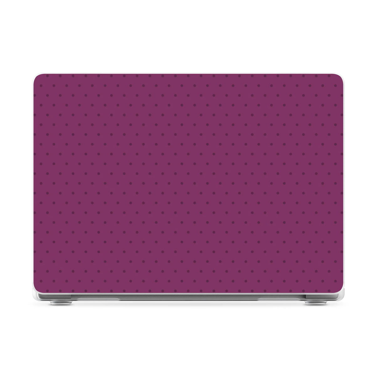 On the Dot | Plum Polka Dot Laptop Shell