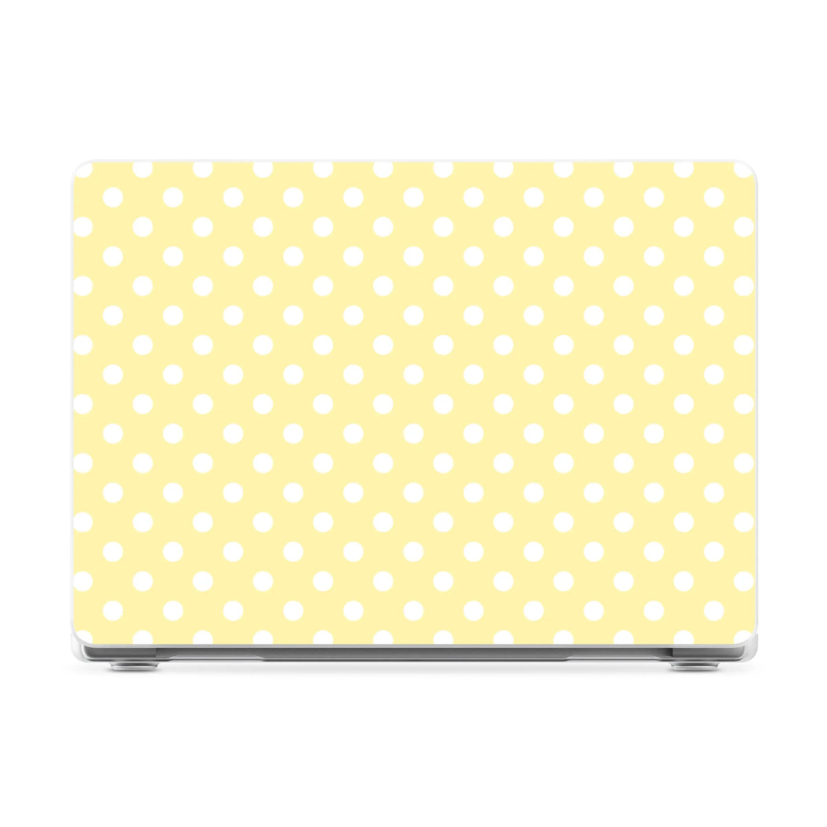 Spotted in SoHo | Yellow Polka Dot Laptop Shell