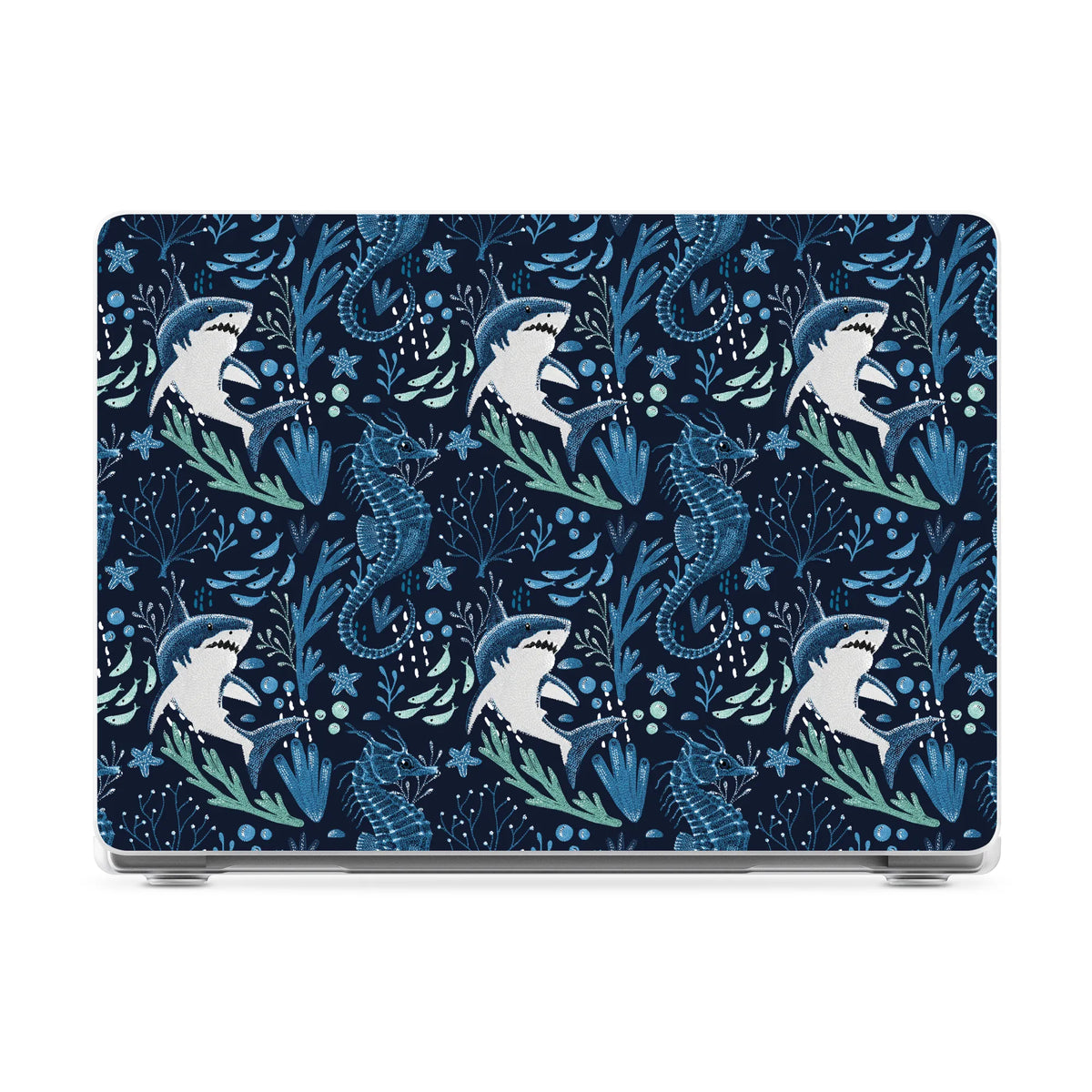 Midnight Reef | Shark Print Laptop Shell
