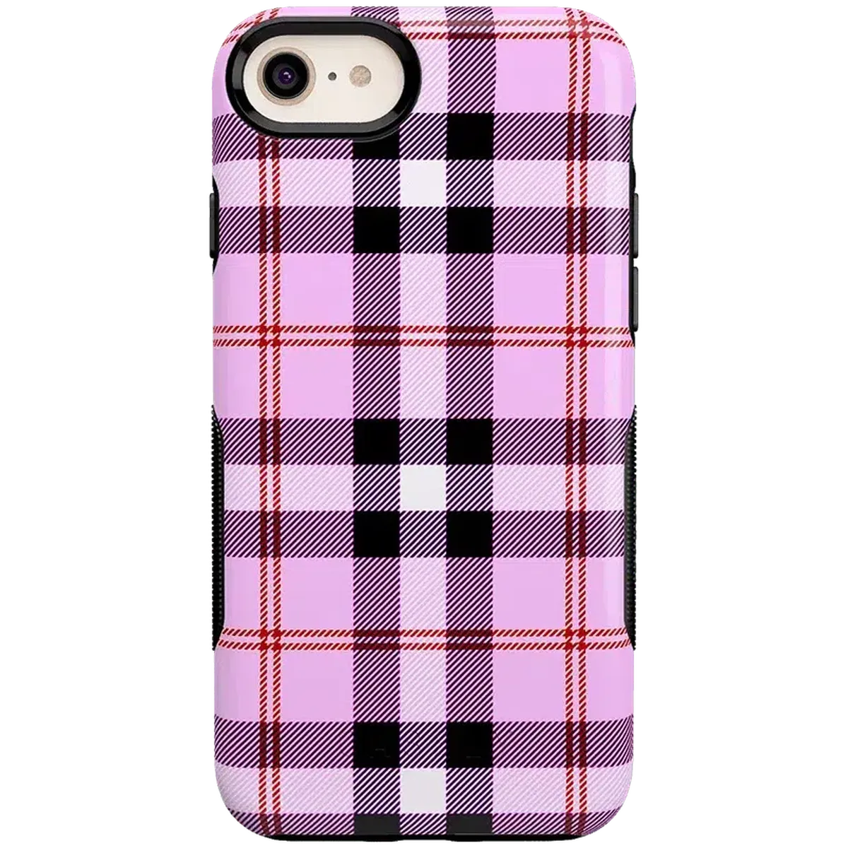 As if! | Light Purple Plaid Case