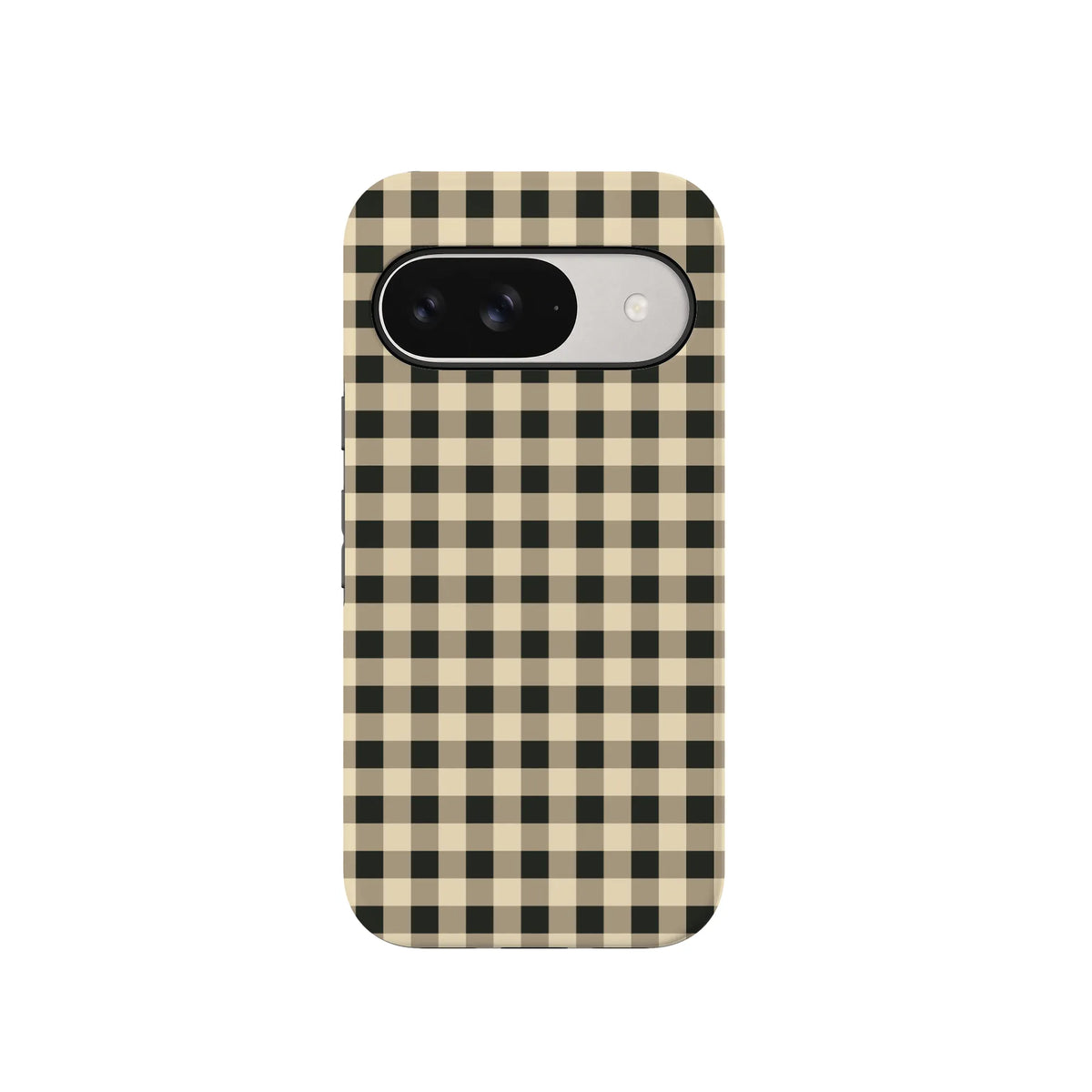 Cedar Lane | Black & Cream Gingham Case