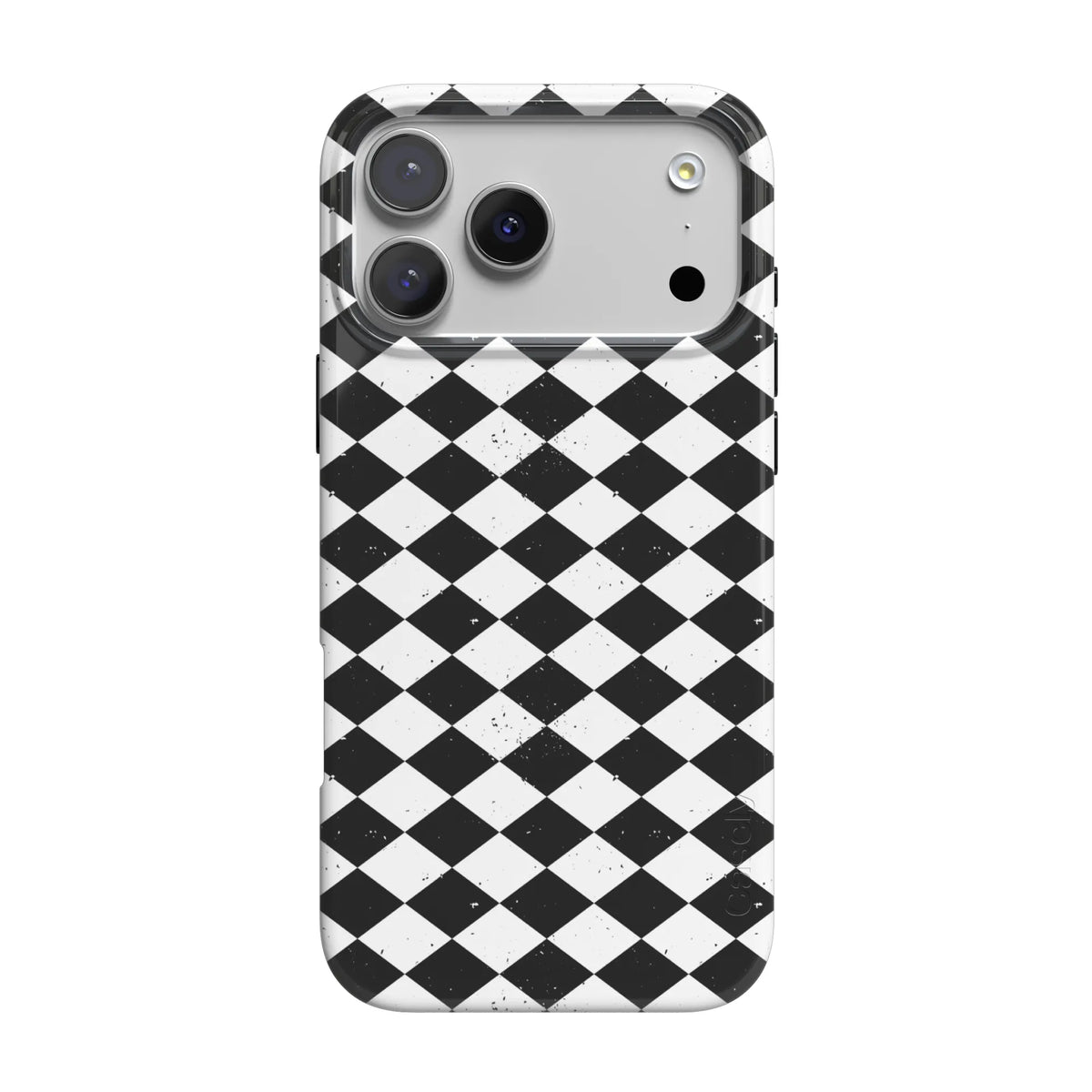 Salem's Hex | Black & White Checkered Case