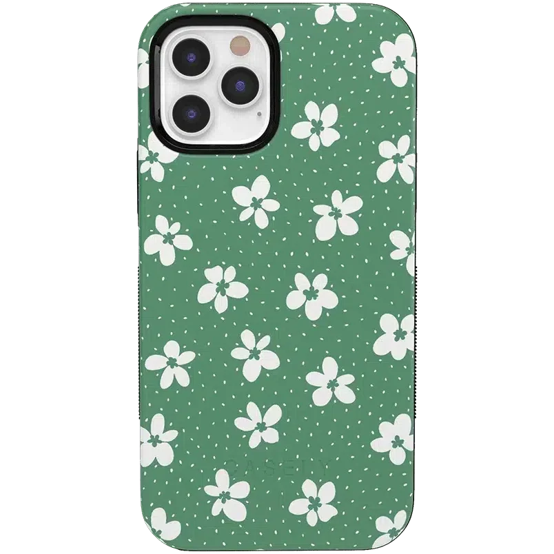 Flower My World | Jade Green Floral Case