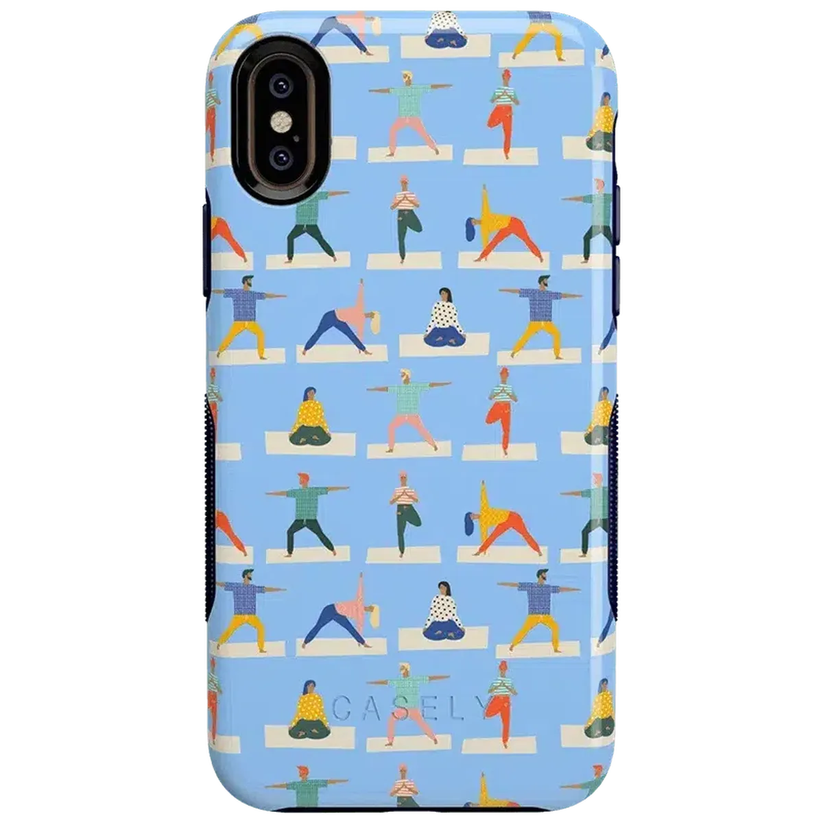 Go with the Flow | Light Blue Yoga Case