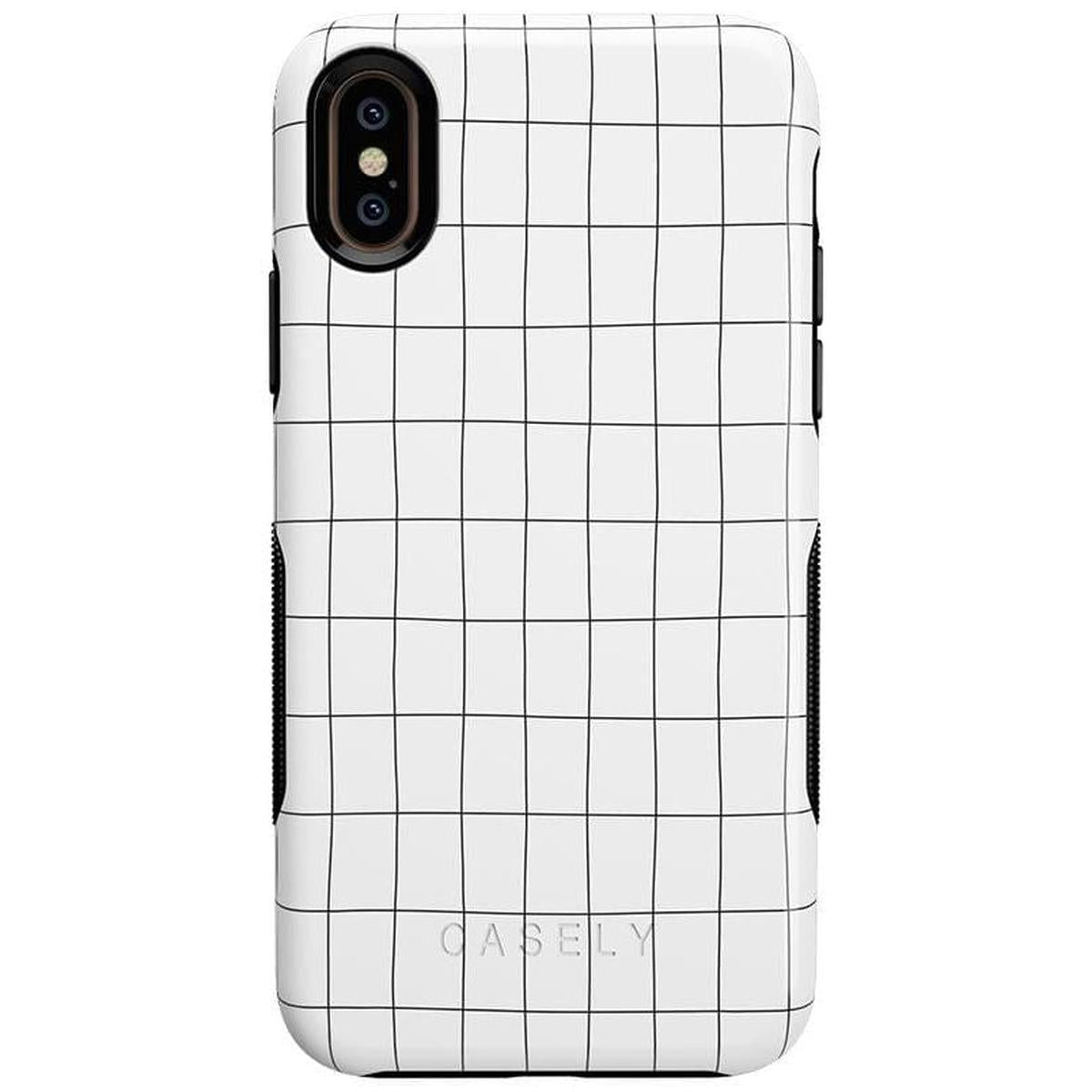 Off the Grid | White & Black Lined Case