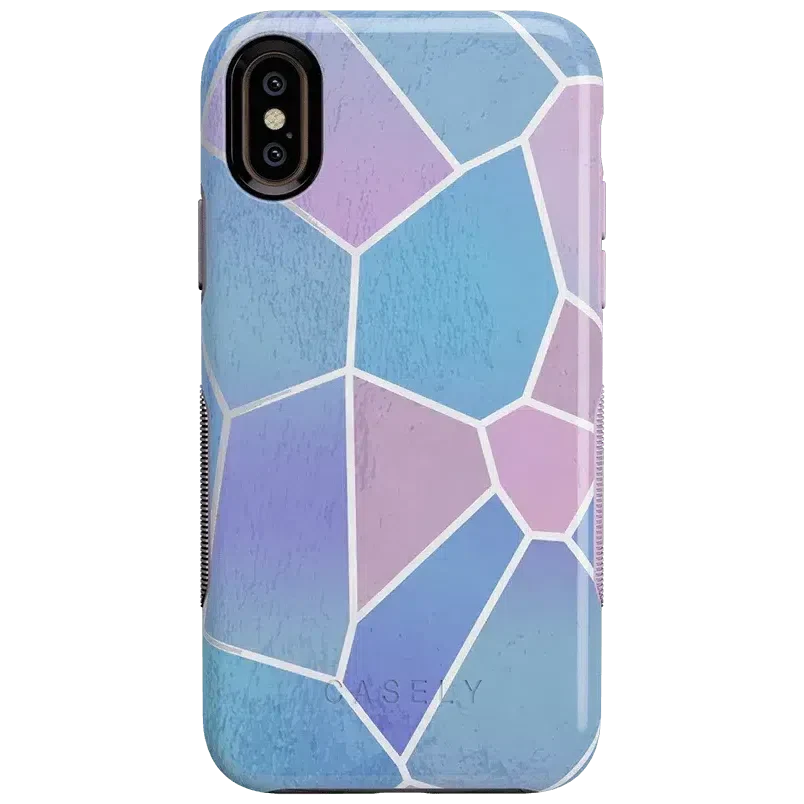 Other Side | Holographic Metallic Stained Glass Marble Case