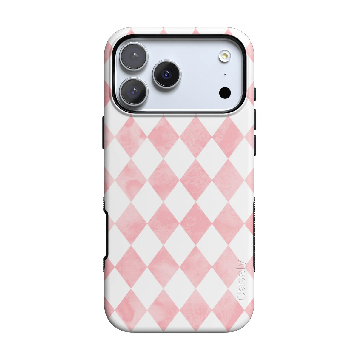 Queen of Diamonds | Pink Watercolor Case