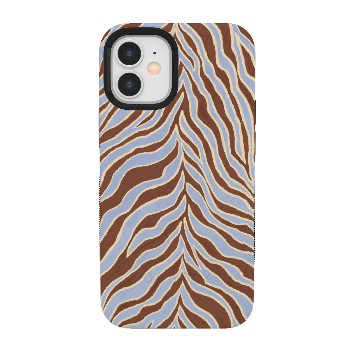 Untamed | Brown & Blue Zebra Case