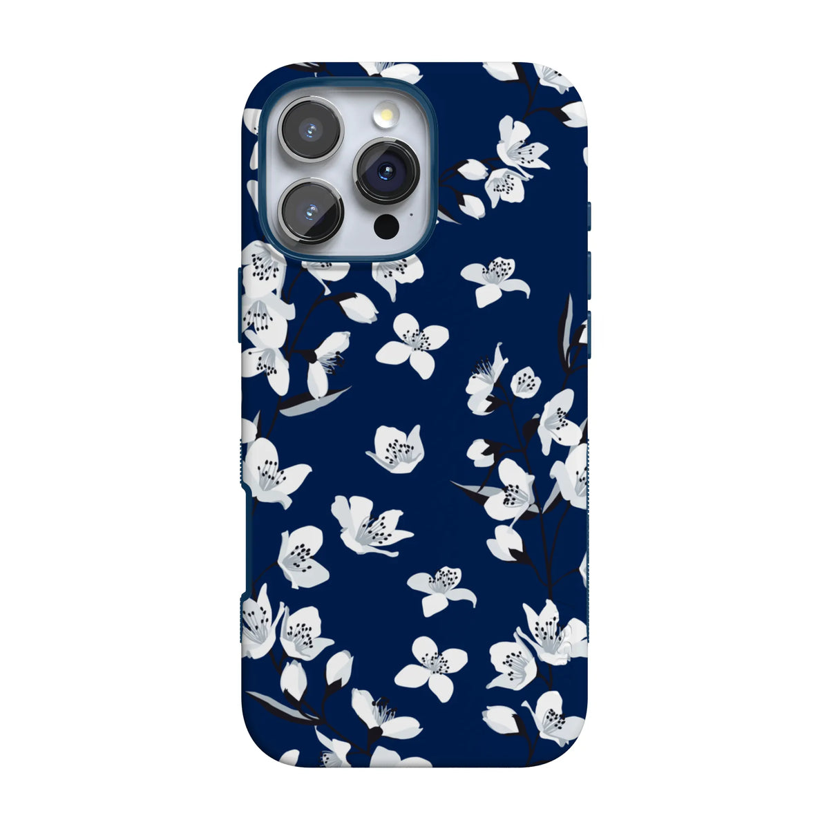 Floral Forest | Navy Cherry Blossom Floral Case