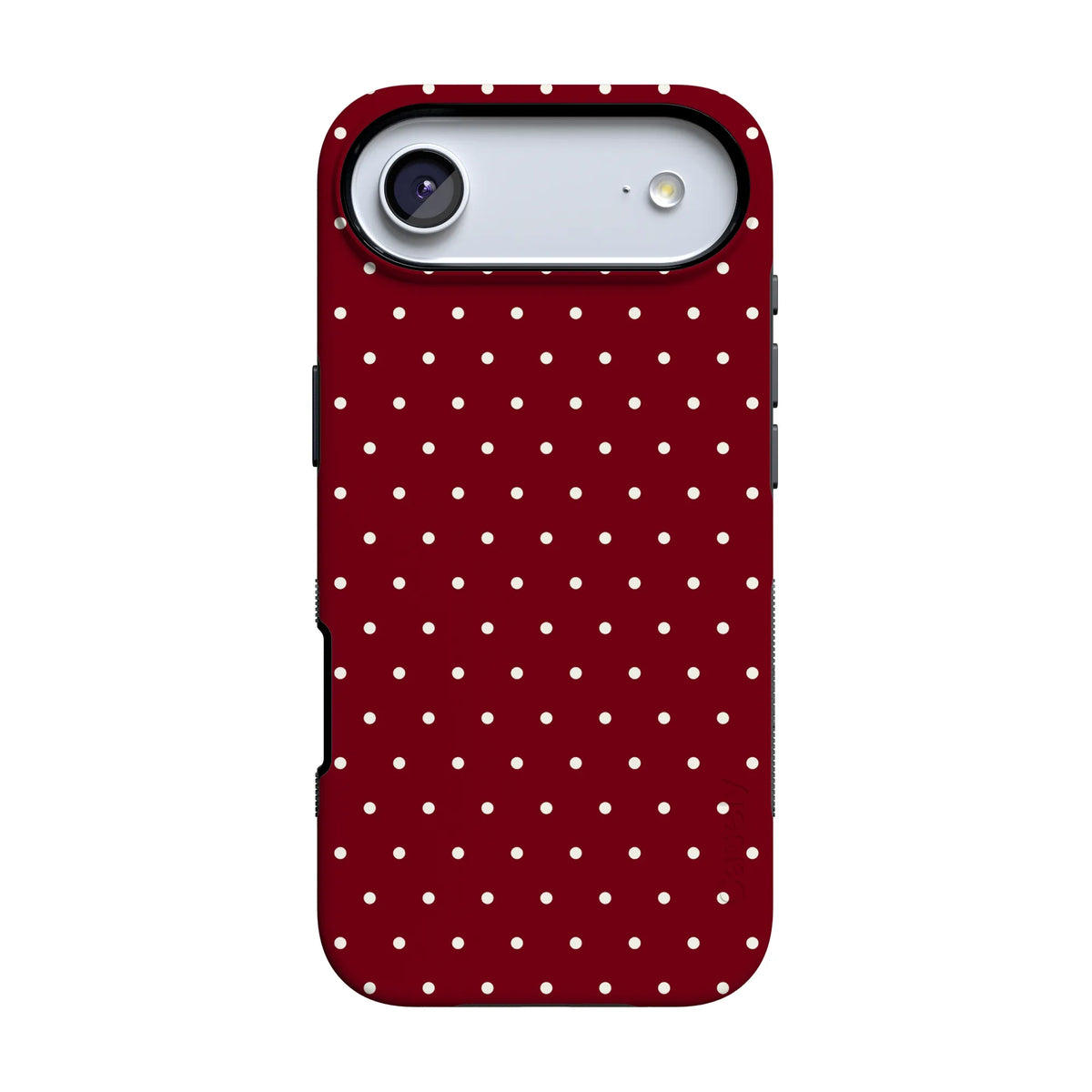 On the Dot | Maroon Polka Dot Case