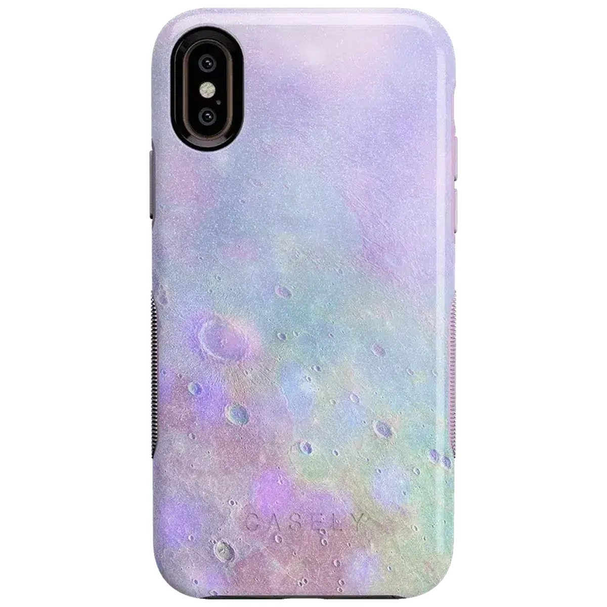 Over the Moon | Pastel Marble Moon Case