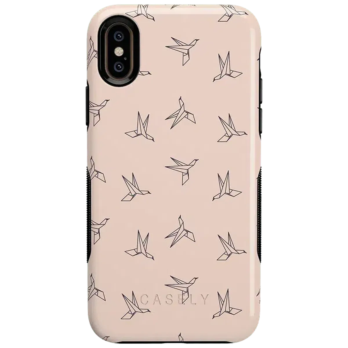 Paper Crane Origami | Beige Pattern