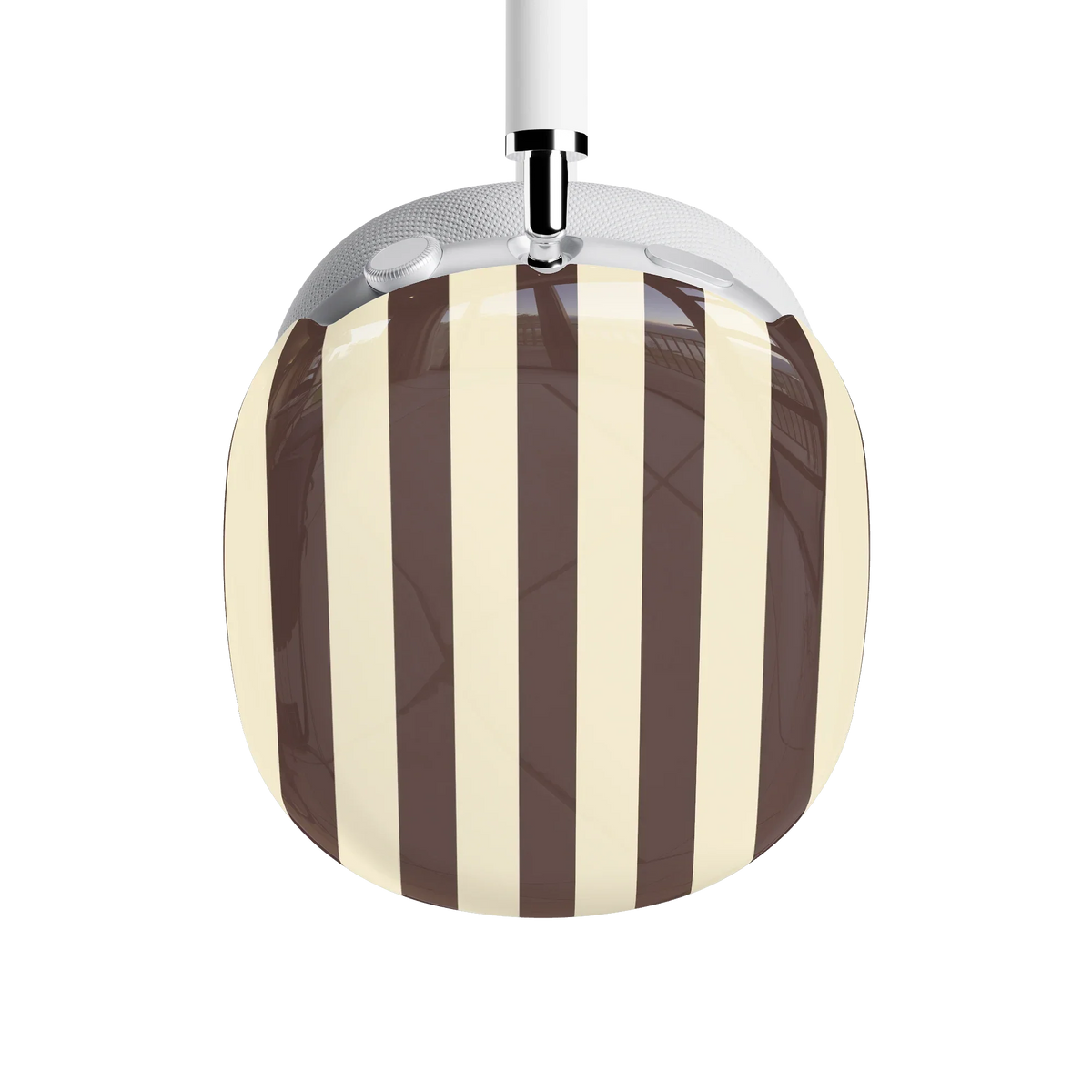 S'more Stripes | Brown Striped AirPods Max Case