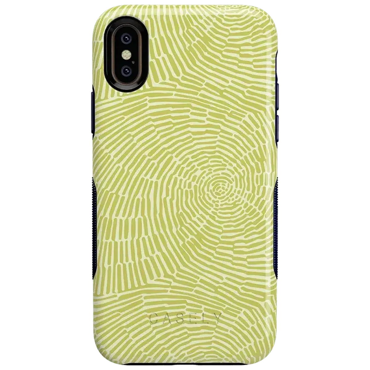 Swirl Away | Tea Green Geometric Case