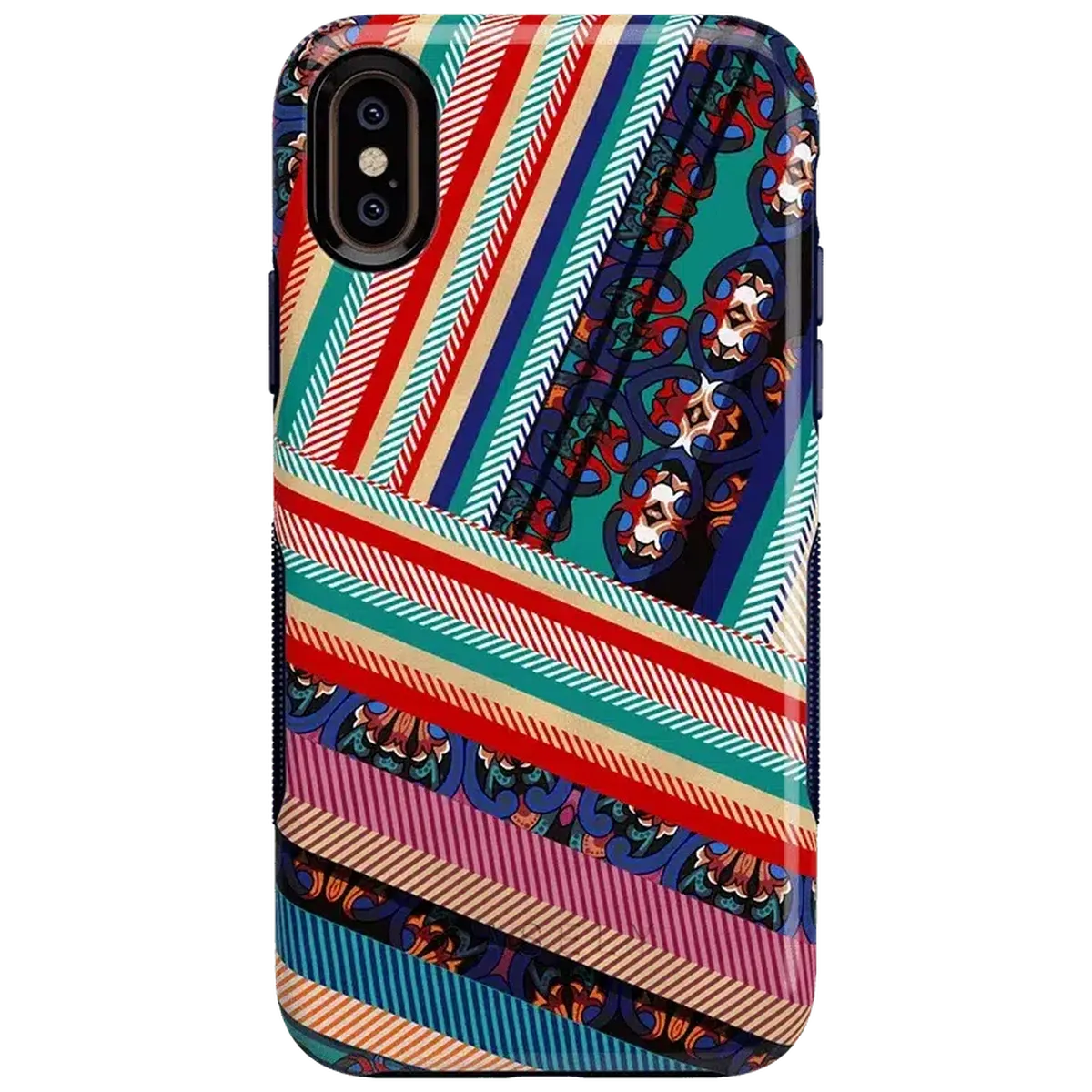 Wearing Layers | Layered Patchwork iPhone Case