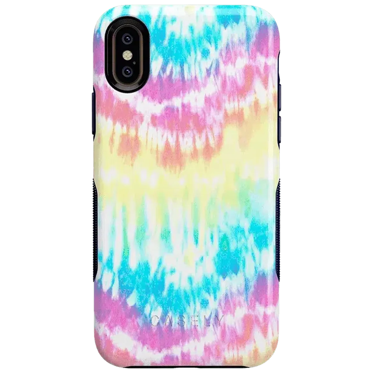 Wild & Free | Classic Rainbow Tie Dye iPhone Case