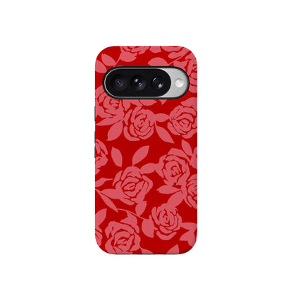 Final Rose | Red & Pink Floral Case