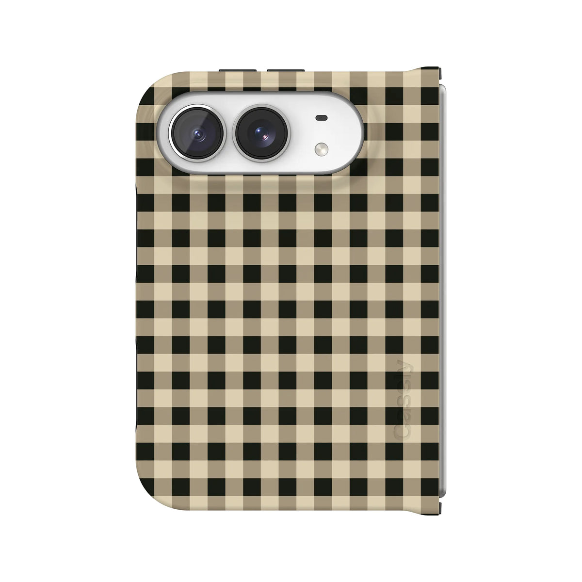 Cedar Lane | Black & Cream Gingham Case