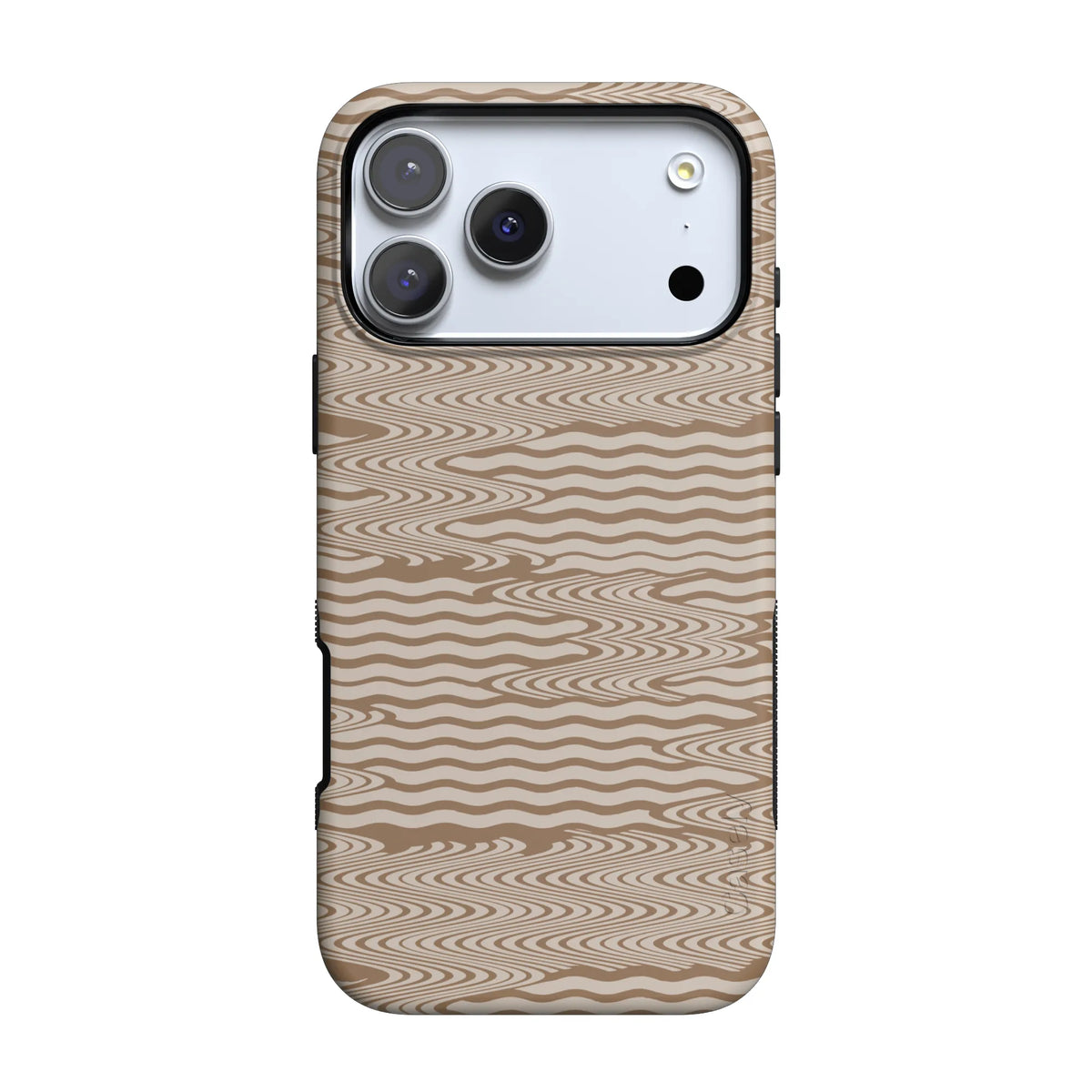Mocha Ripple | Brown Waves Case