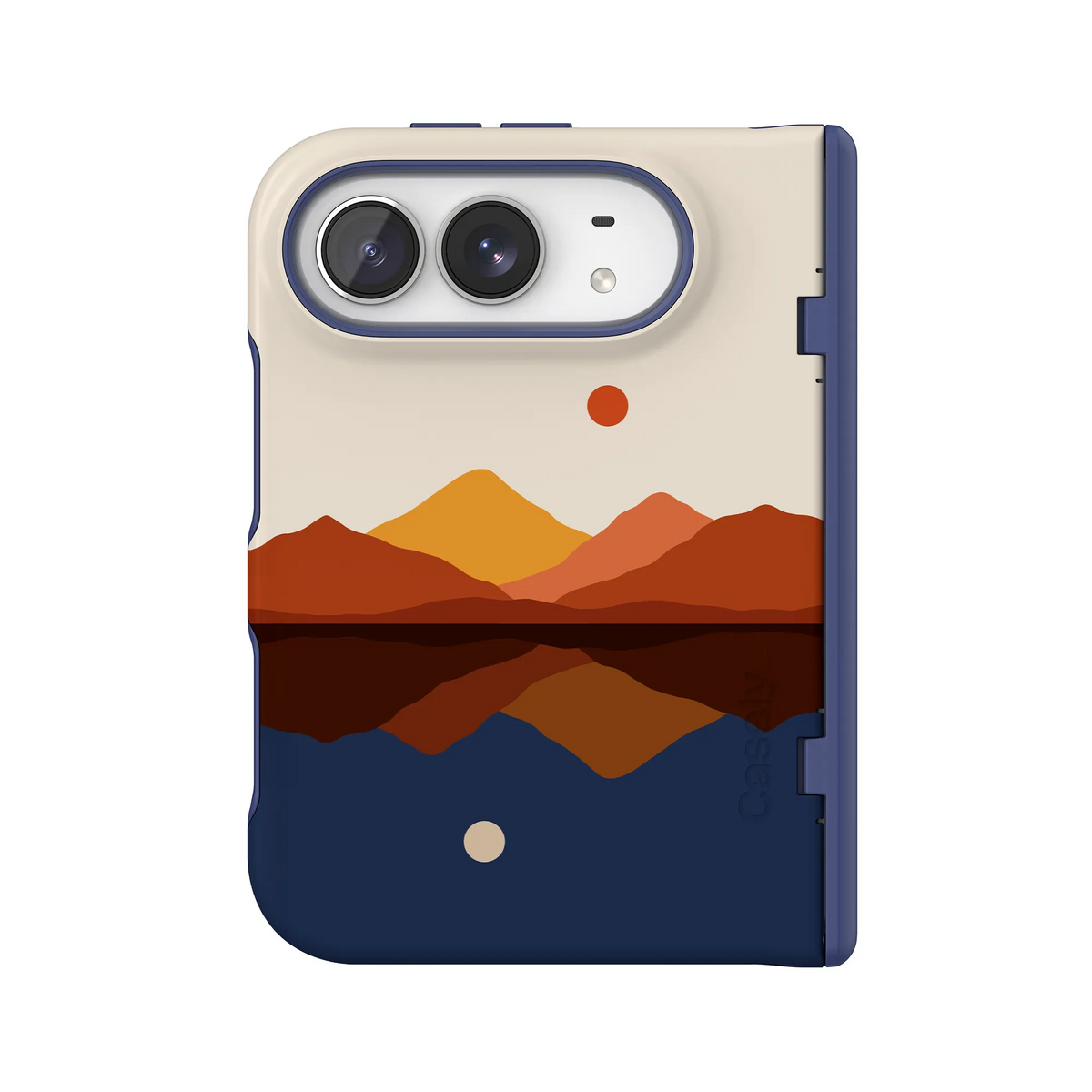 Opposites Attract | Day & Night Colorblock Mountains Case