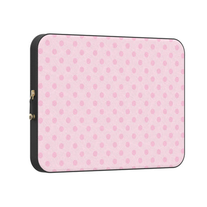 Spotted in SoHo | Pink Polka Dot Laptop Case
