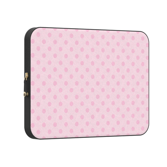 Spotted in SoHo | Pink Polka Dot Laptop Case