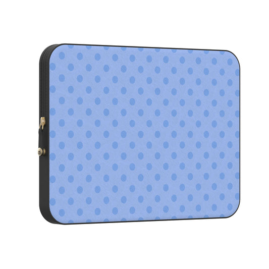 Spotted in SoHo | Periwinkle Polka Dot Laptop Case