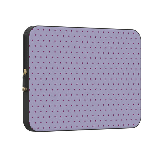 On the Dot | Purple & Plum Polka Dot Laptop Case