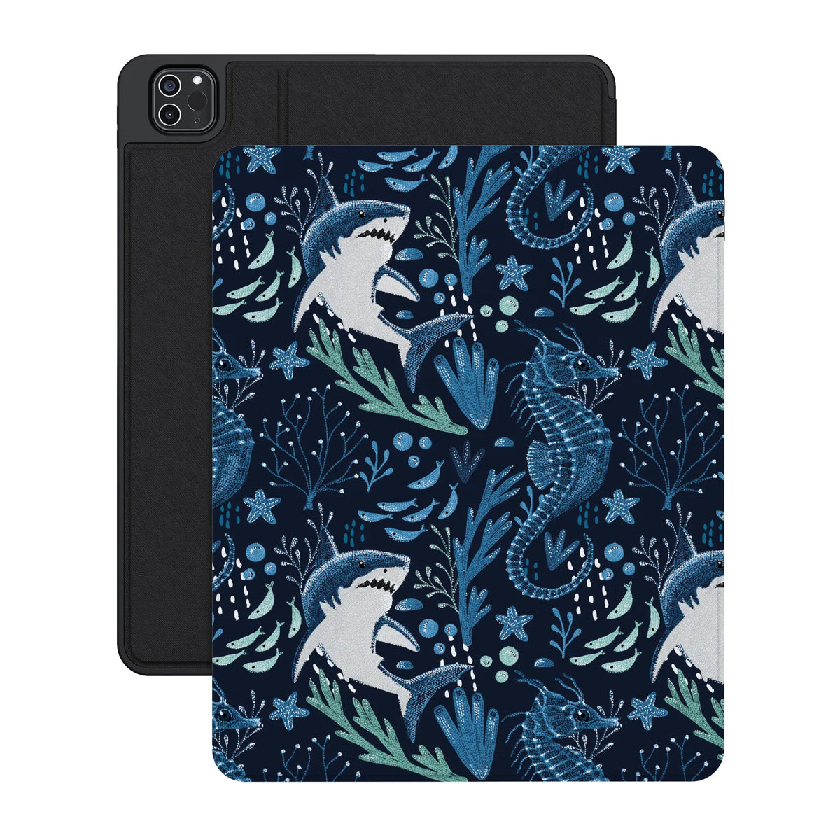 Midnight Reef | Shark Print iPad Case