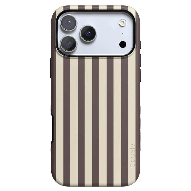 S'more Stripes | Brown Striped Case