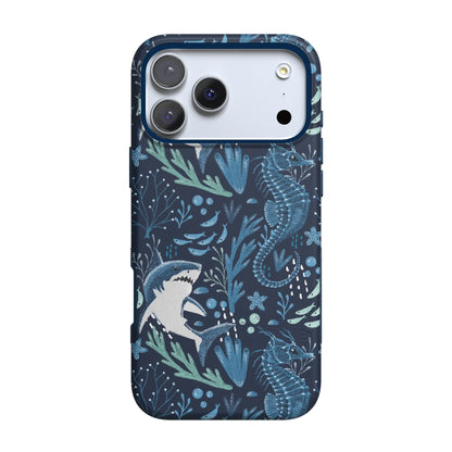 Midnight Reef | Shark Print Case
