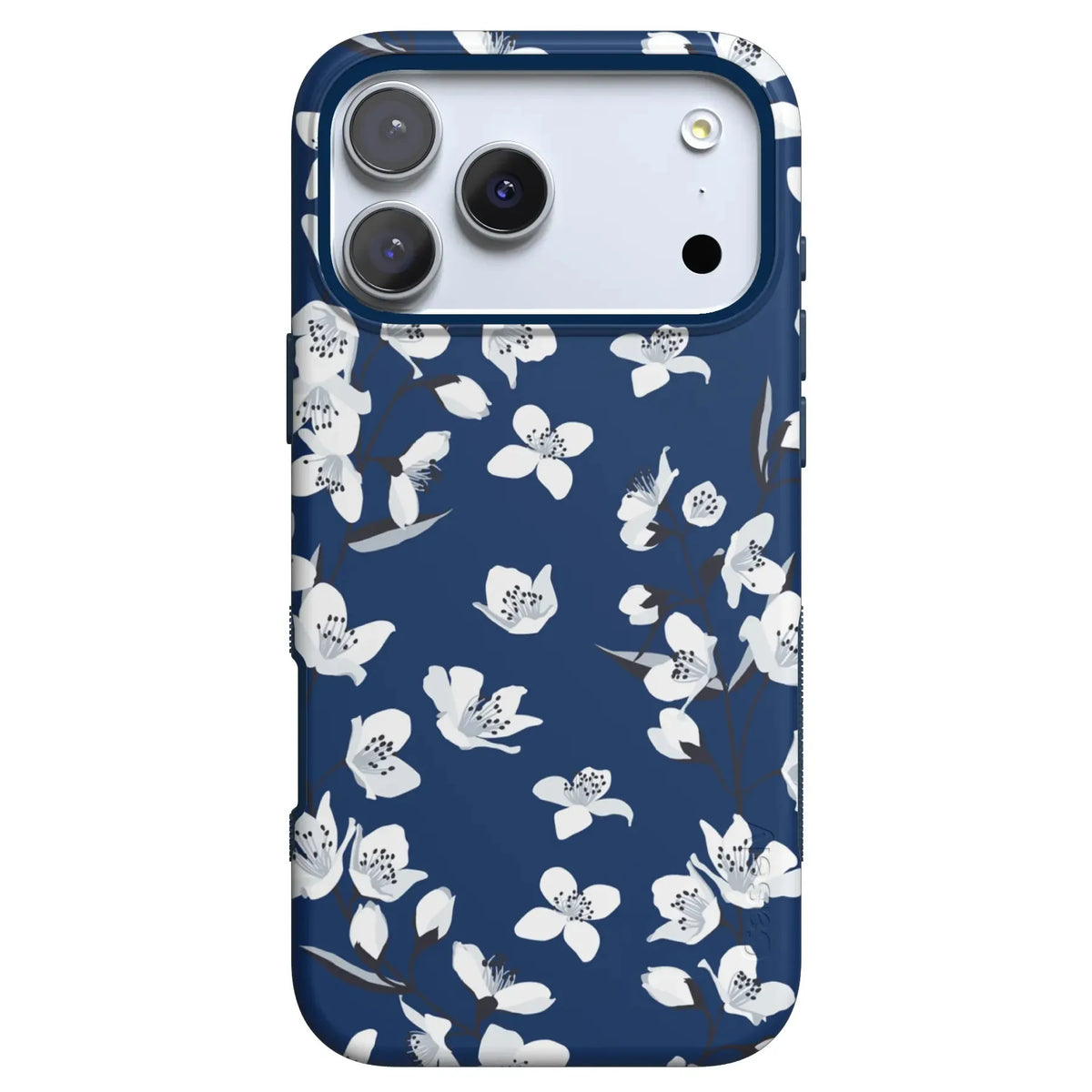 Floral Forest | Navy Cherry Blossom Floral Case