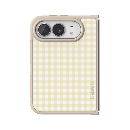 Pastel Picnic | Yellow Gingham Case