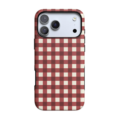 Checked Twice | Red Plaid Case