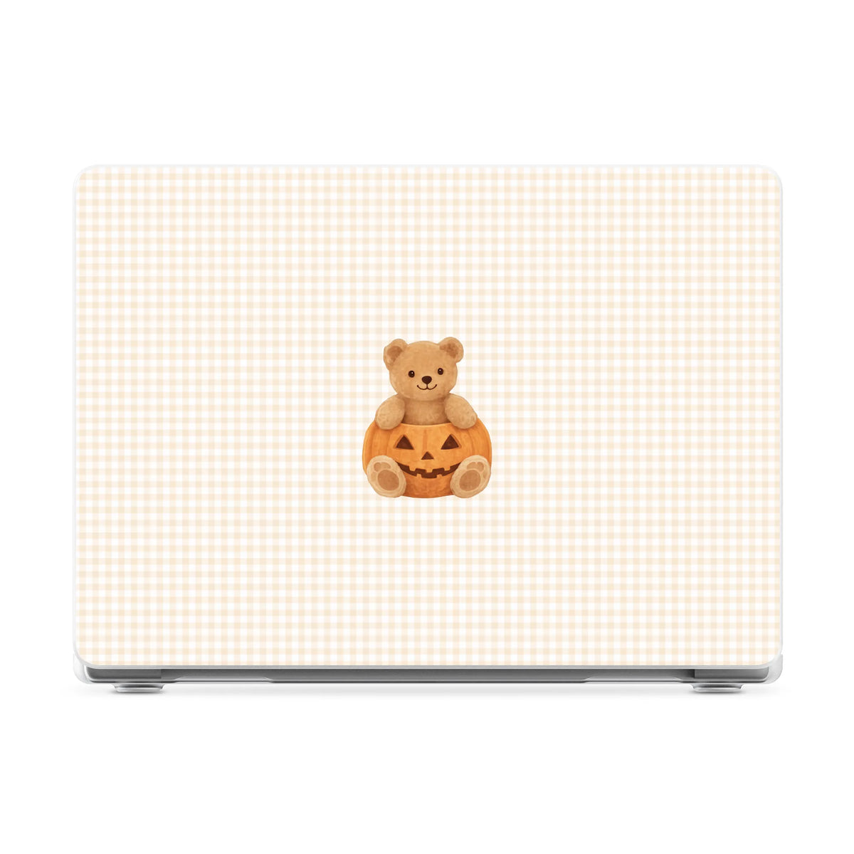 Teddy Boo | Gingham Bear Laptop Shell