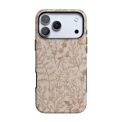 Beige Garden | Neutral Floral Case