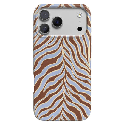 Untamed | Brown & Blue Zebra Case