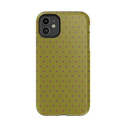 On the Dot | Moss & Plum Dots Case