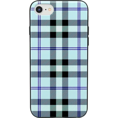 As if! | Light Blue Plaid Case