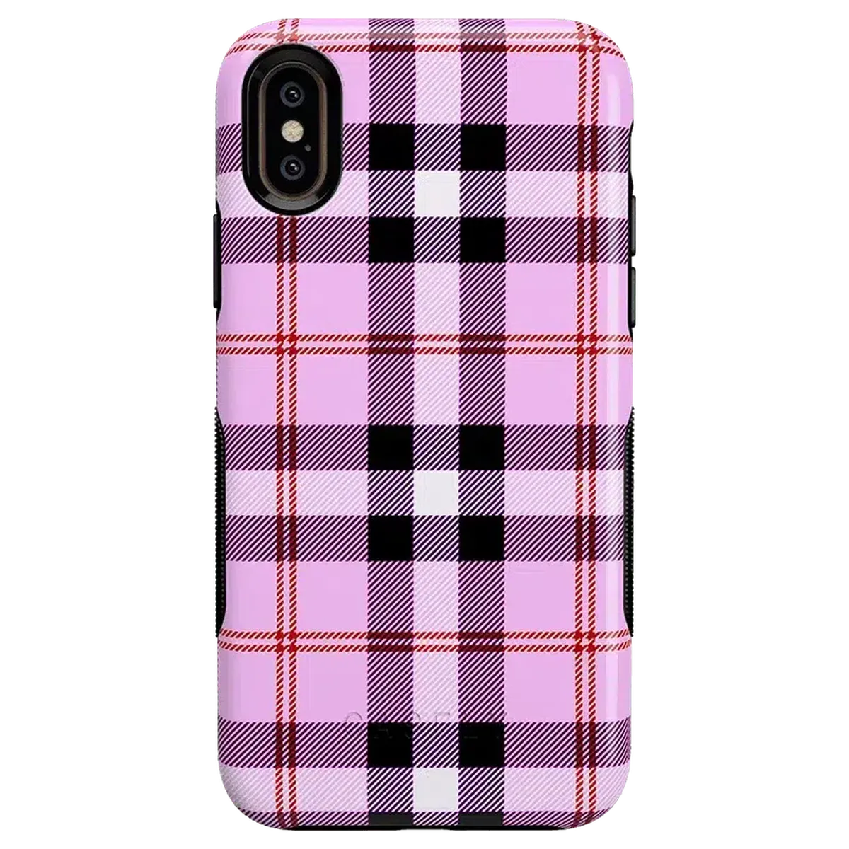As if! | Light Purple Plaid Case