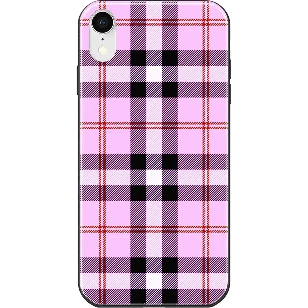As if! | Light Purple Plaid Case