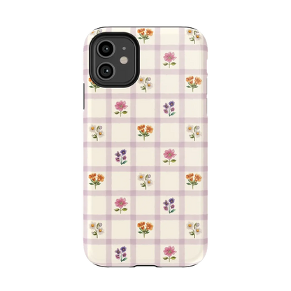 Meadow Check | Floral Gingham Case