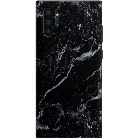 Black Pearl | Classic Black Marble Samsung Case
