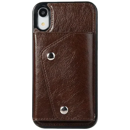 Brown Vegan Leather | Wallet Case