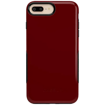 Burgundy Red on Black | Ultra-Protective Bold Case